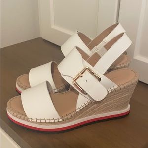 White Tommy Hilfiger Yazzi wedge 7